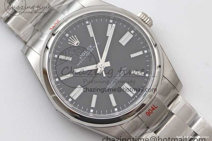 Best AAA Replica Sites 1:1 Edition on Dial Timeless SS A Bracelet Perpetual 904L 124300 2192 Best EWF Black Oyster Steel 41mm 0105